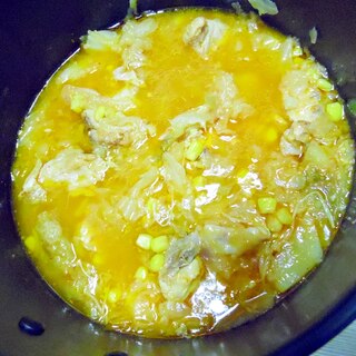 鶏肉の煮込みスープ